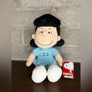 Peanuts Lucy Plush Doll Blue Dress Snoopy Tag Kohl’s Cares Soft Toy